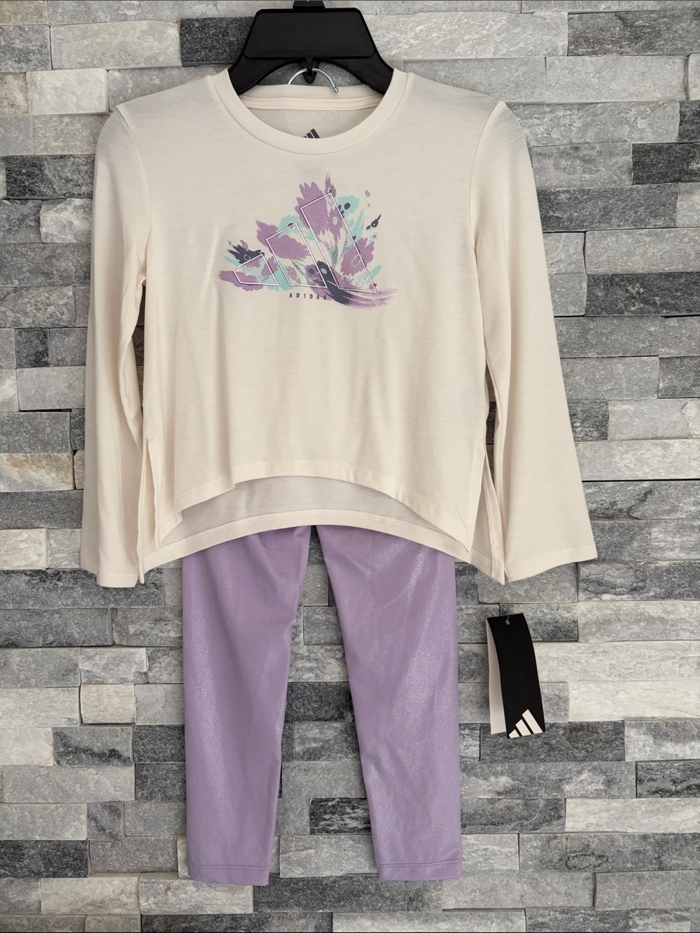 Adidas girl's matching set new with tags